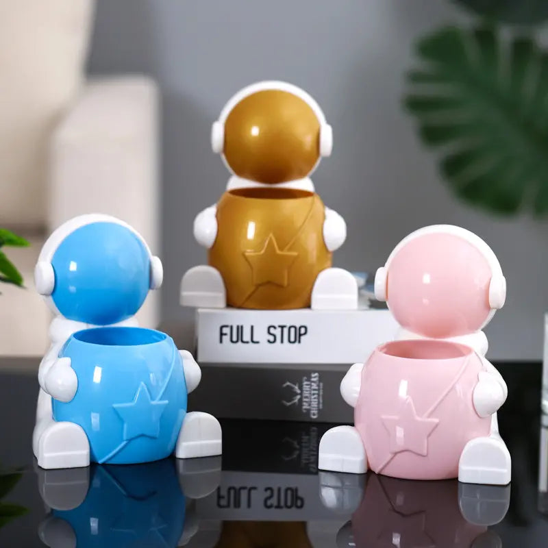 Astronaut Pen Holder, Multifunction Wall-mounted Shelf, Desktop Sundries Storage Box, Bedroom Bathroom Cosmetic Shelf Astronaut Pen Holder, Multifunction Wall-mounted Shelf, Desktop Sundries Storage Box, Bedroom Bathroom Cosmetic Shelf